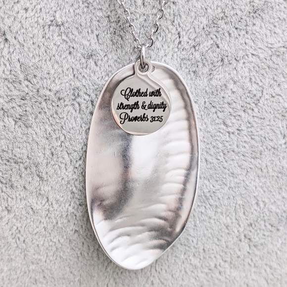 Christian Bible Verse Scripture Necklace - Picture 3 of 6